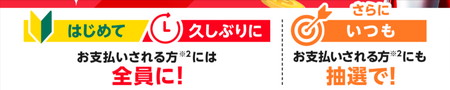 はじめてならもれなく