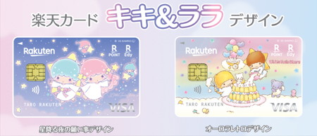 楽天カード　キキララ特設サイト入口